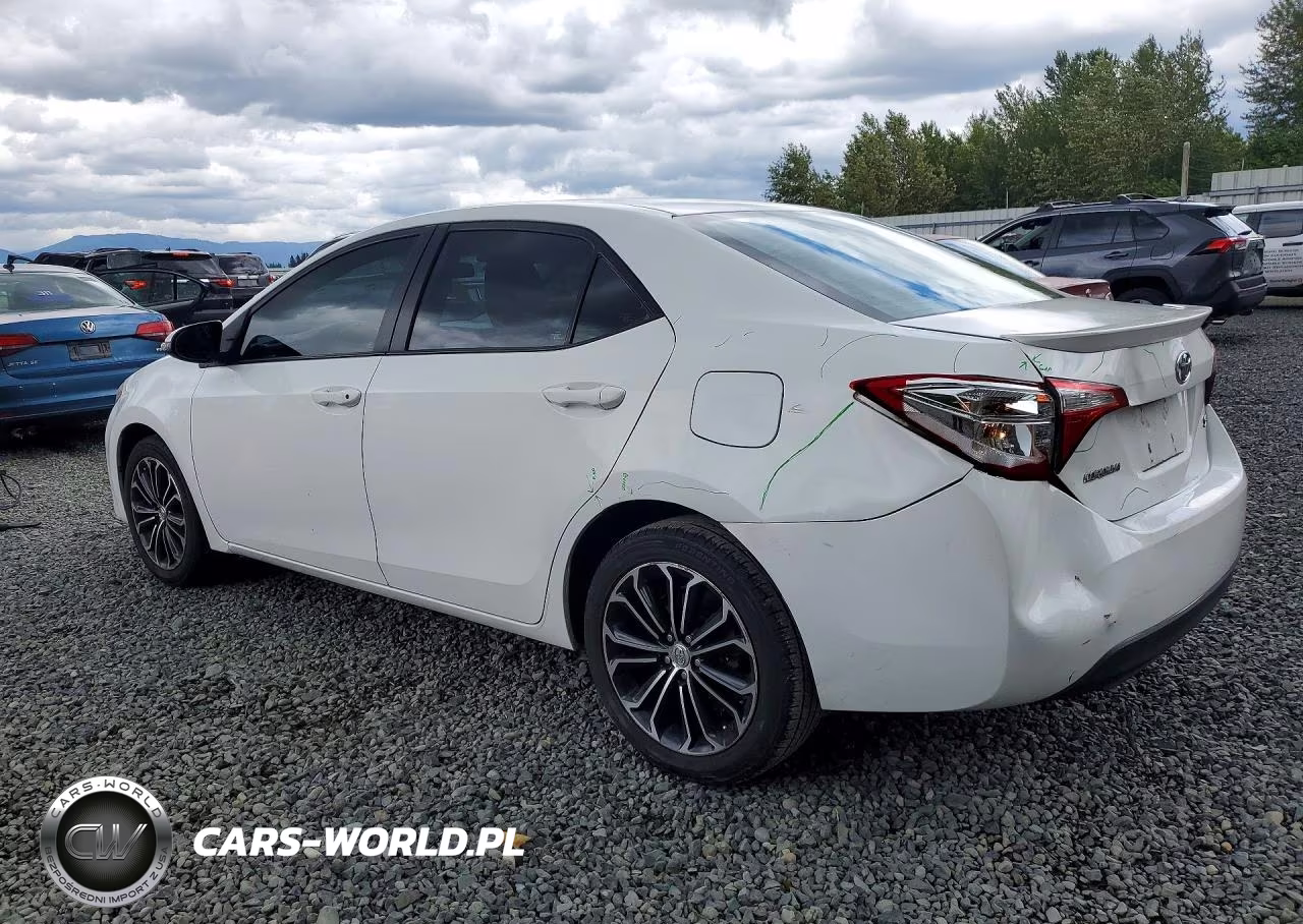 2016 Toyota Corolla S Plus VIN:2T1BURHE0GC607047 - 2