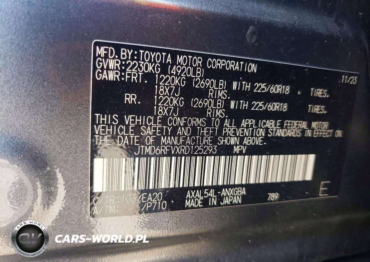 2024 Toyota Rav4 Limited VIN:JTMD6RFVXRD125293 - 13