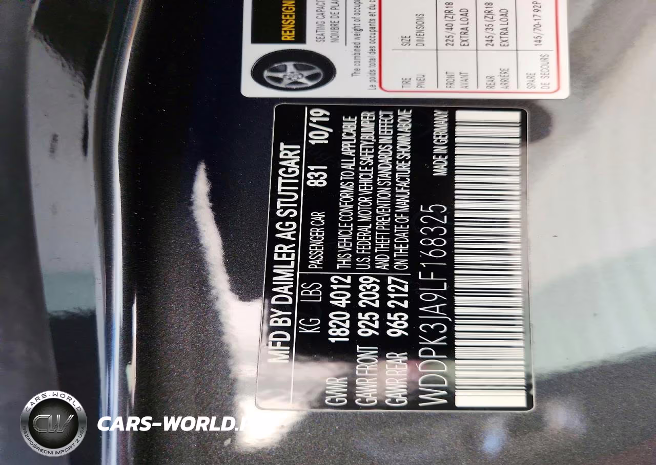 2020 Mercedes-Benz Slc 300 VIN:WDDPK3JA9LF168325 - 12