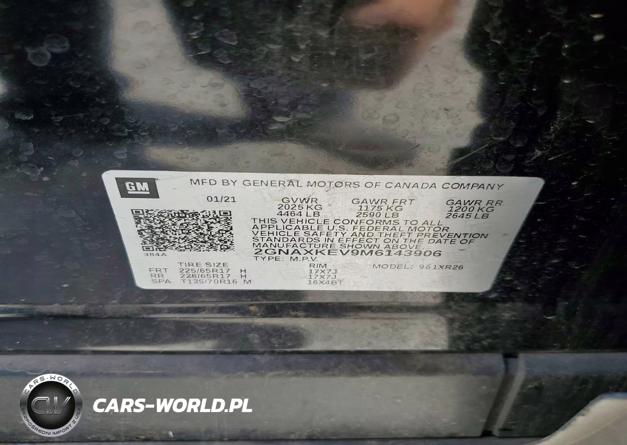 2021 Chevrolet Equinox Lt VIN:2GNAXKEV9M6143906 - 13