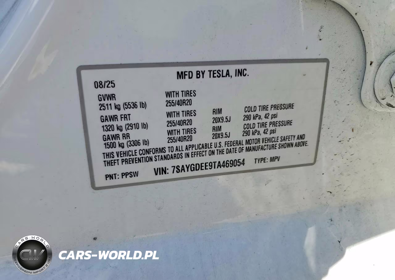2026 Tesla Model Y VIN:7SAYGDEE9TA469054 - 12