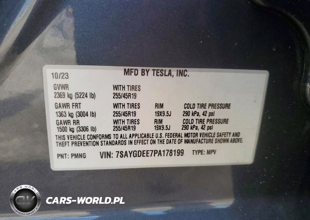2023 Tesla Model Y VIN:7SAYGDEE7PA178199 - 13
