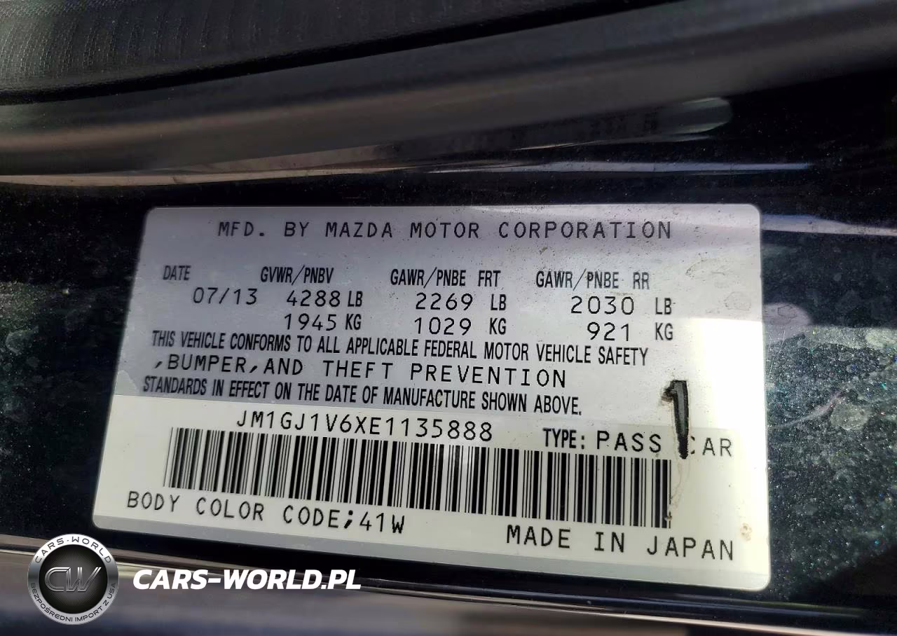 2014 Mazda 6 Touring VIN:JM1GJ1V6XE1135888 - 12