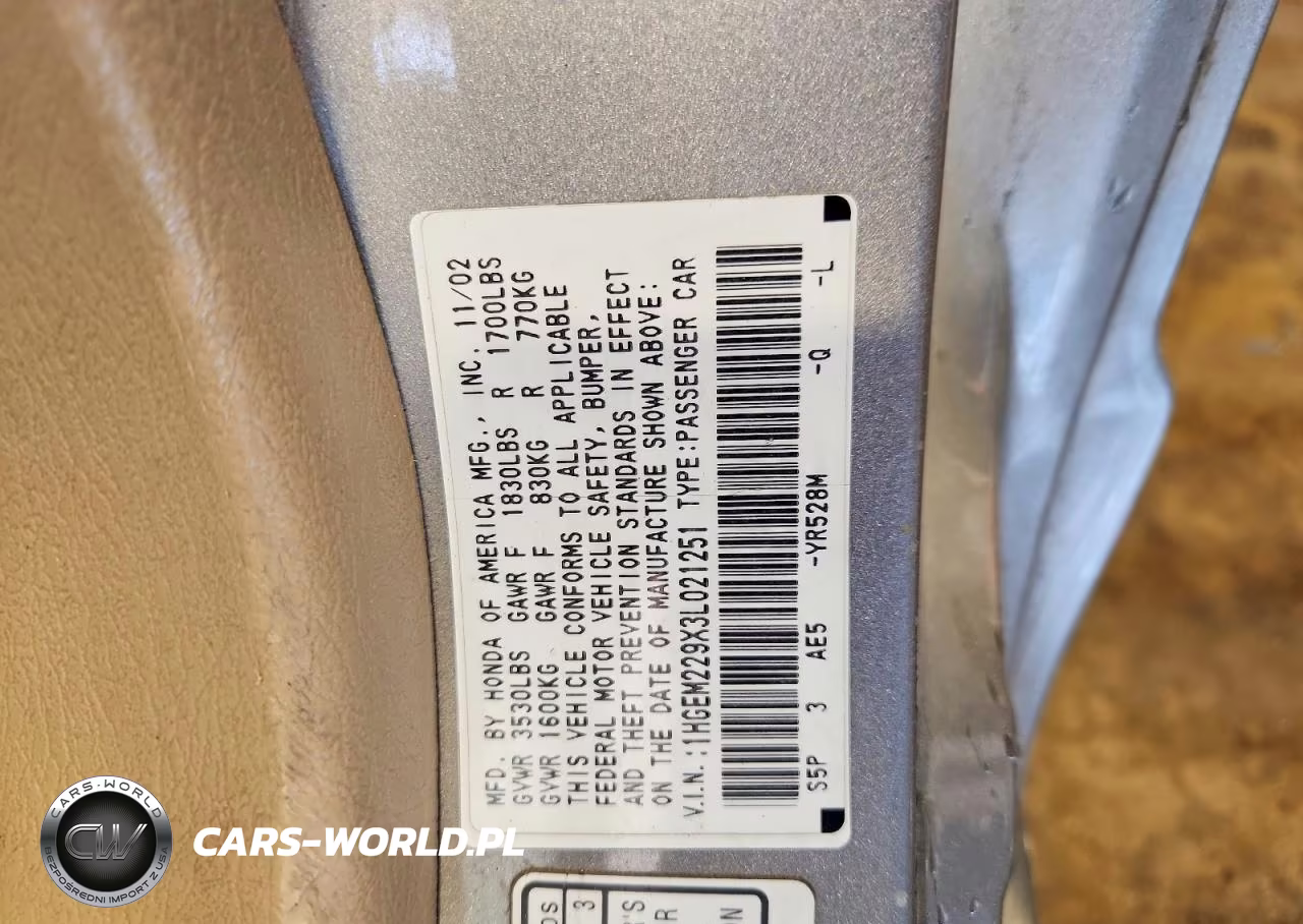 2003 Honda Civic Ex VIN:1HGEM229X3L021251 - 13