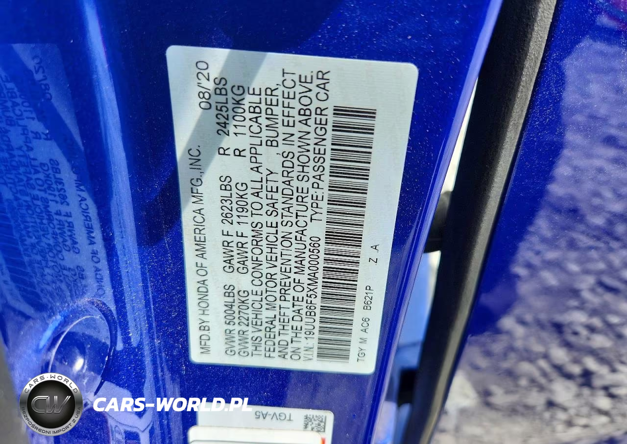2021 Acura Tlx Tech A VIN:19UUB6F5XMA000560 - 12