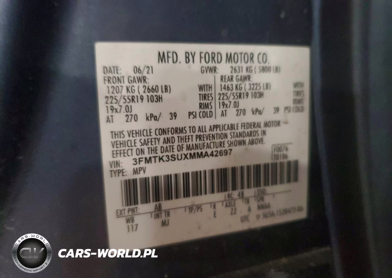 2021 Ford Mustang Mach-E Premium VIN:3FMTK3SUXMMA42697 - 12