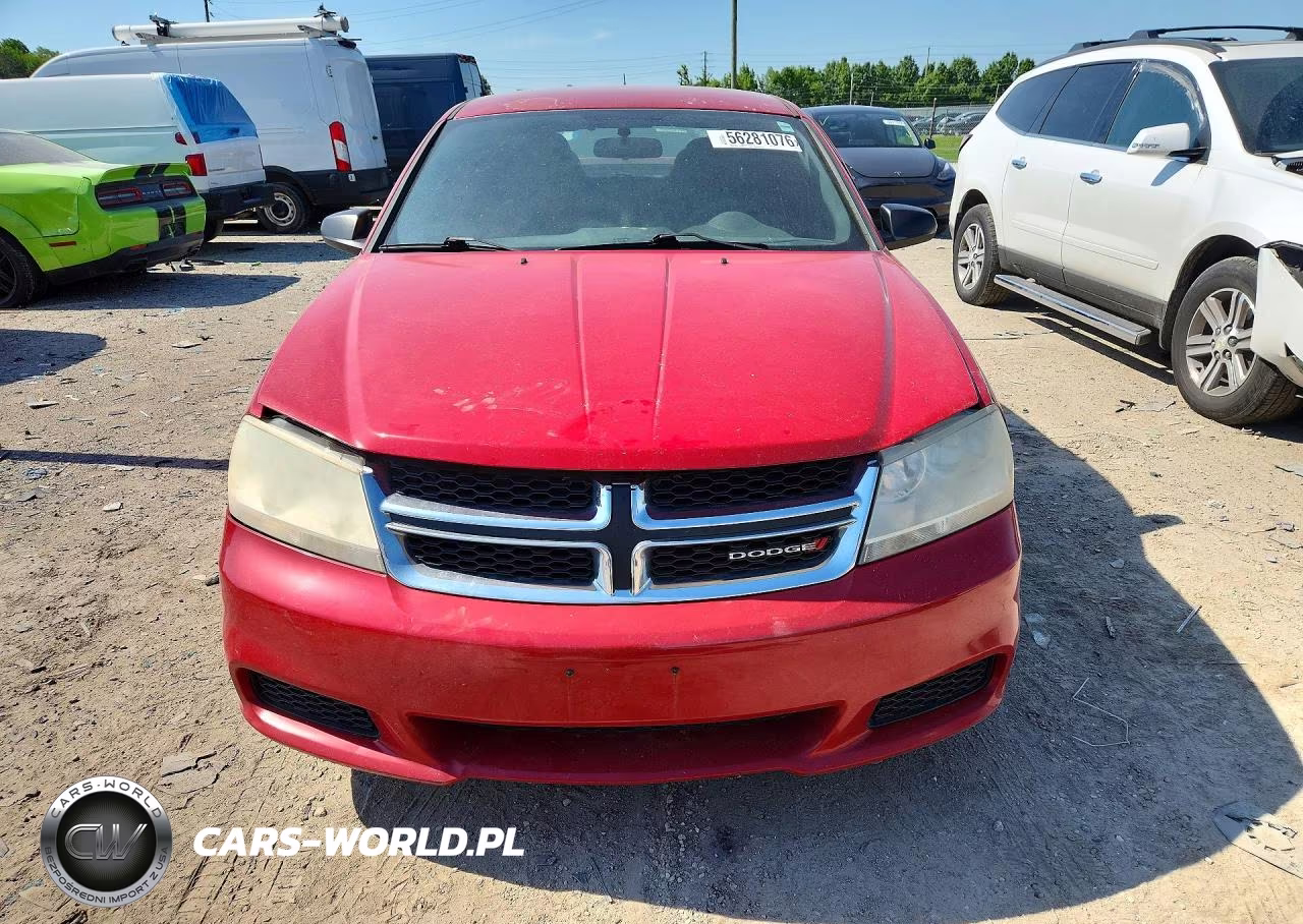 2012 Dodge Avenger Se VIN:1C3CDZAG0CN314504 - 5