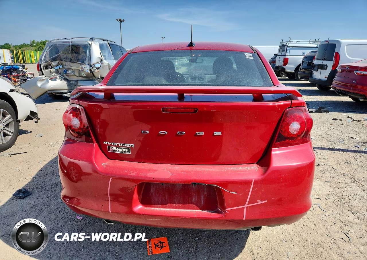 2012 Dodge Avenger Se VIN:1C3CDZAG0CN314504 - 6
