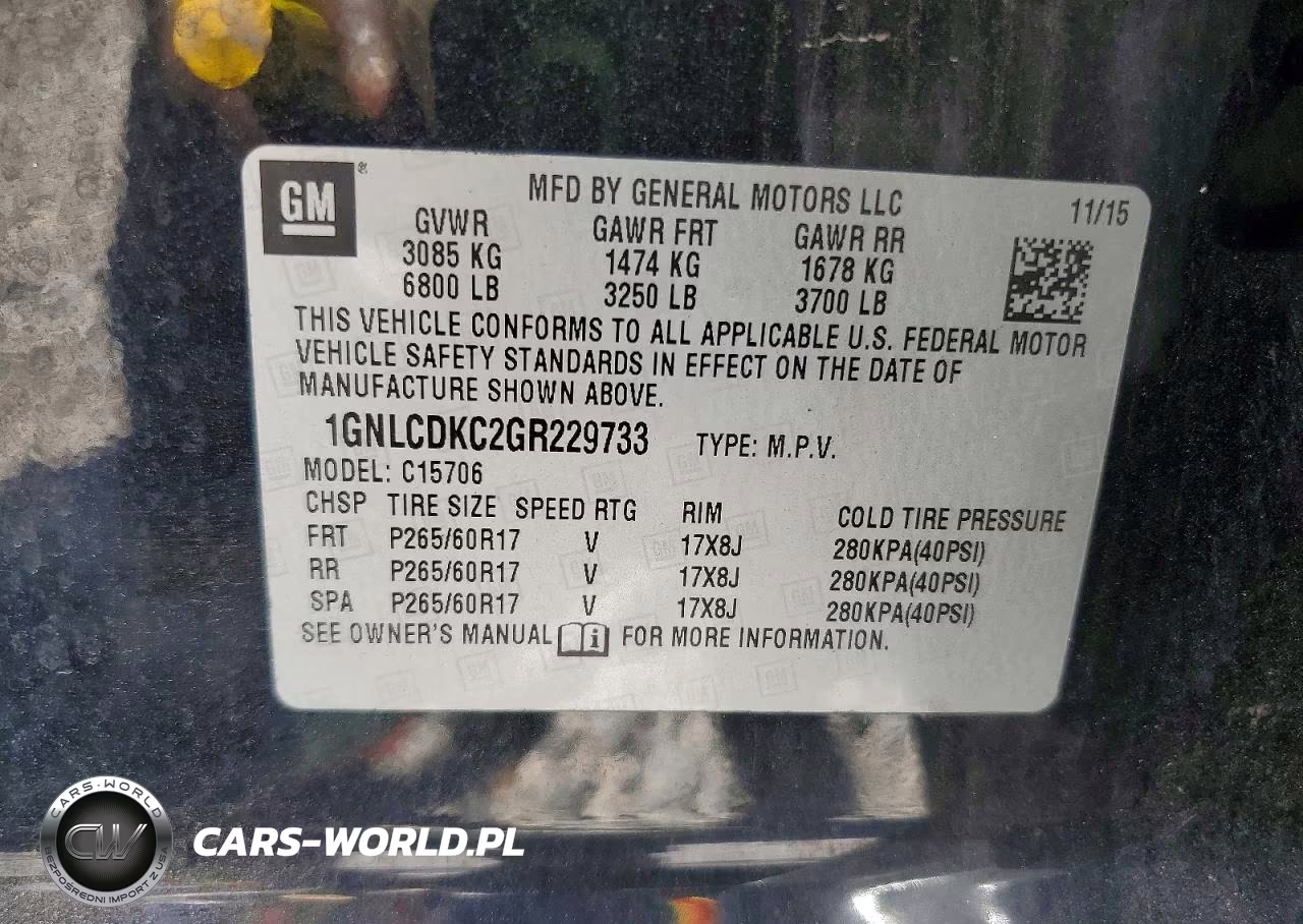 2016 Chevrolet Tahoe Police VIN:1GNLCDKC2GR229733 - 13