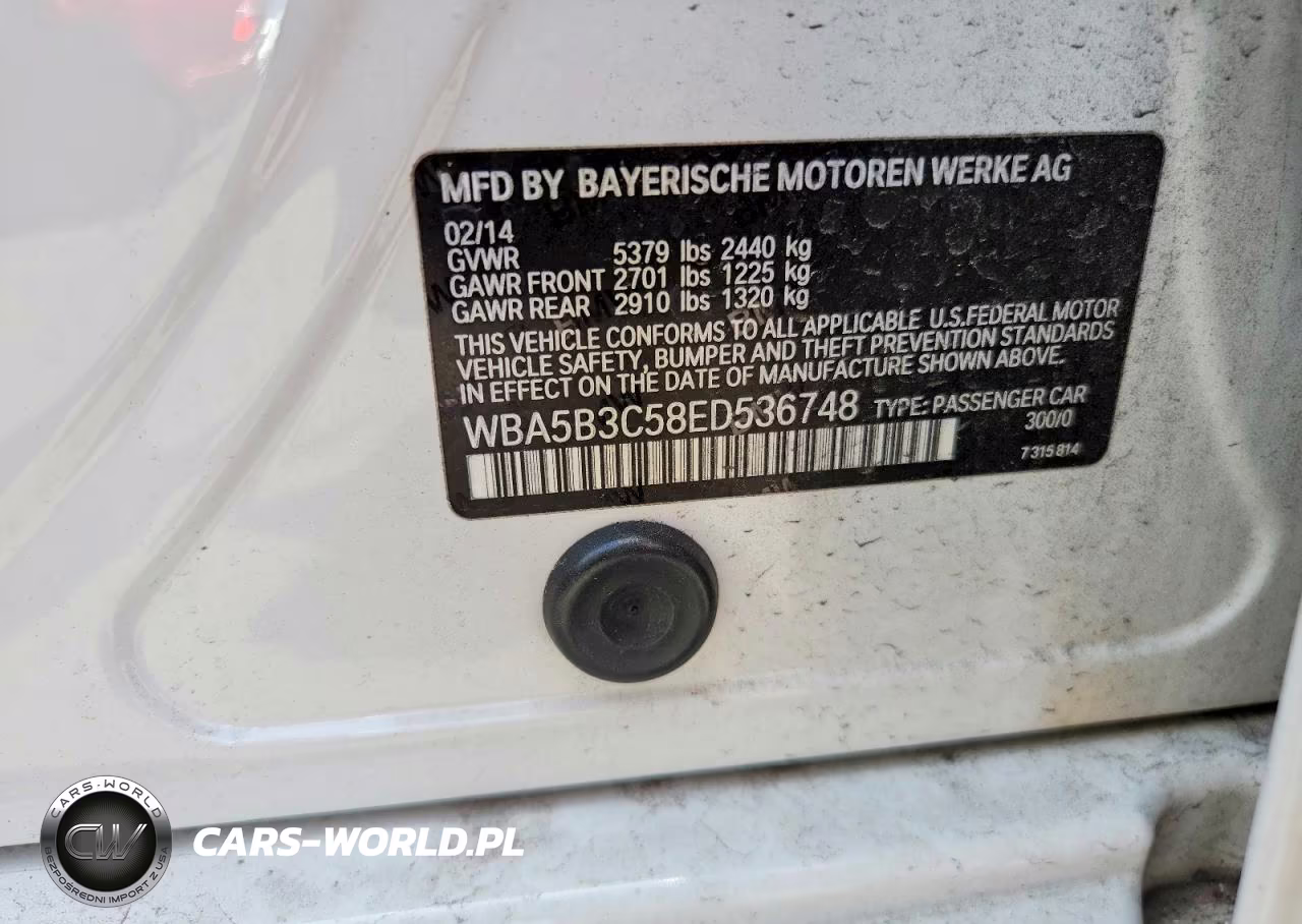 2014 BMW 535 Xi VIN:WBA5B3C58ED536748 - 12