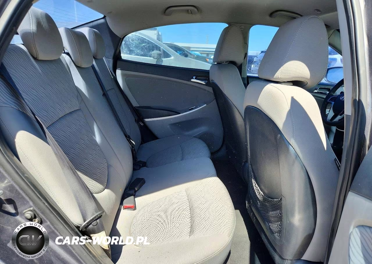 2012 Hyundai Accent Gls VIN:KMHCU4AE1CU182240 - 10