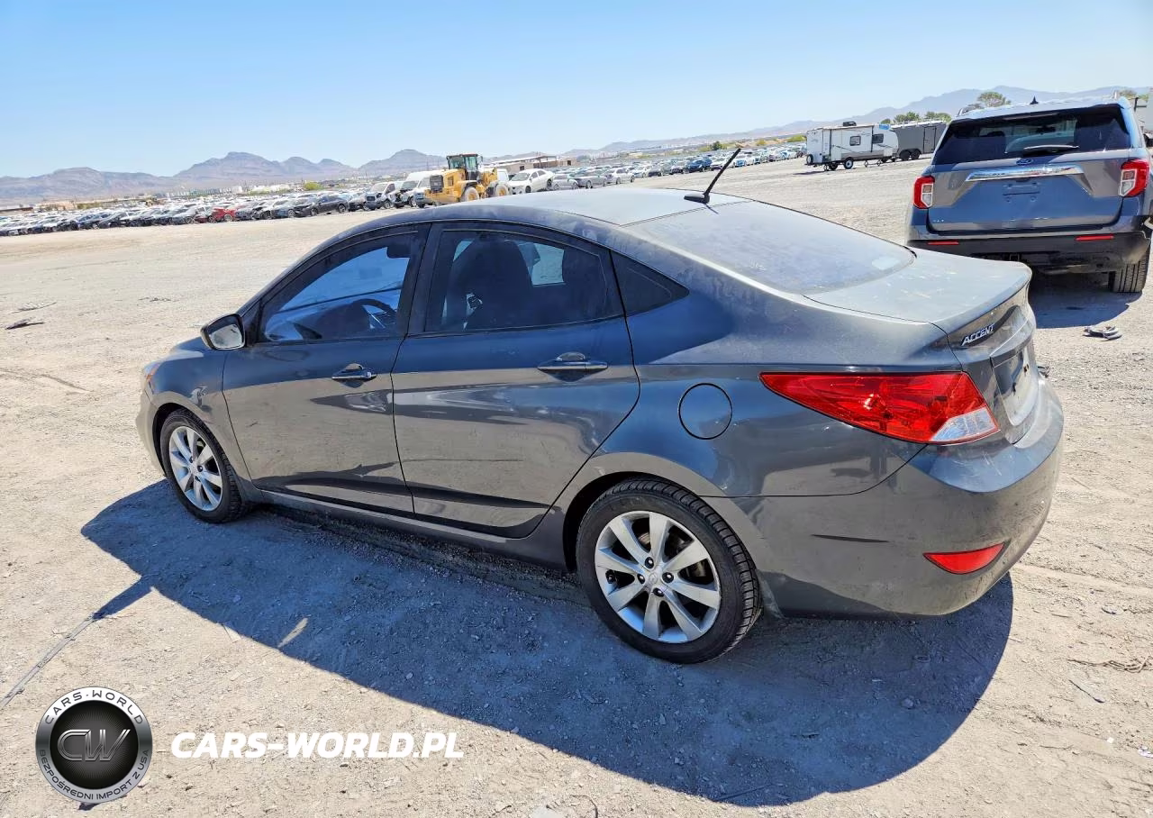 2012 Hyundai Accent Gls VIN:KMHCU4AE1CU182240 - 2