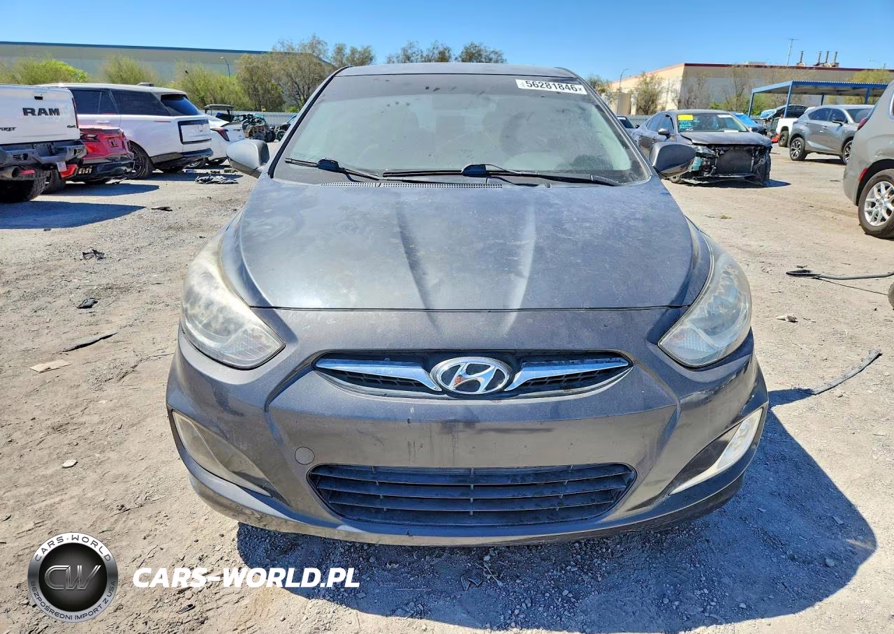 2012 Hyundai Accent Gls VIN:KMHCU4AE1CU182240 - 5