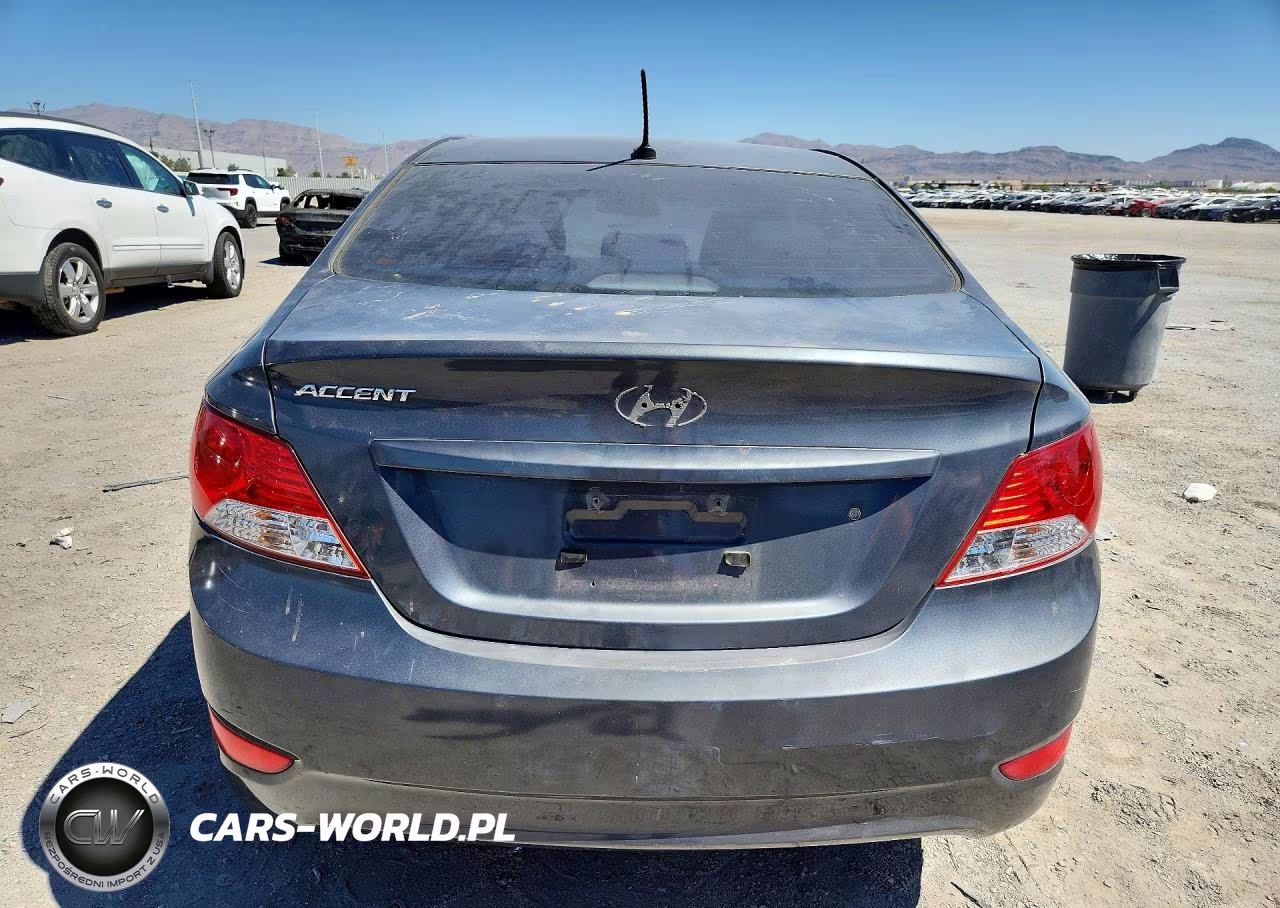 2012 Hyundai Accent Gls VIN:KMHCU4AE1CU182240 - 6