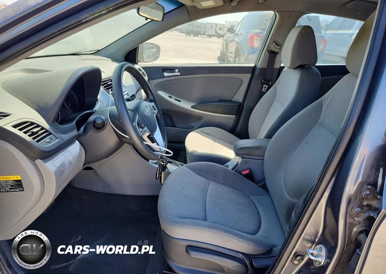 2012 Hyundai Accent Gls VIN:KMHCU4AE1CU182240 - 7
