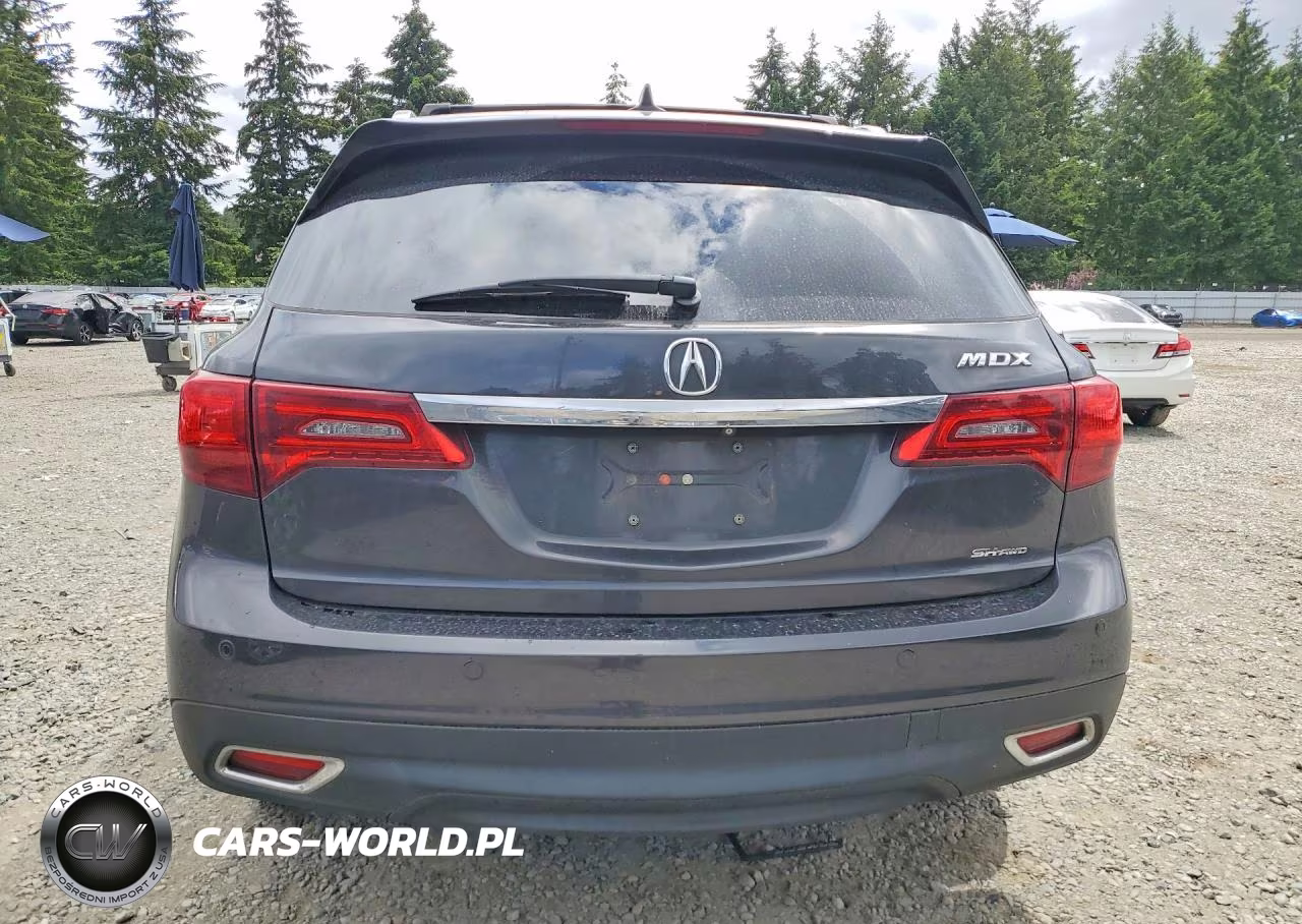 2015 Acura Mdx Advance VIN:5FRYD4H89FB032303 - 6