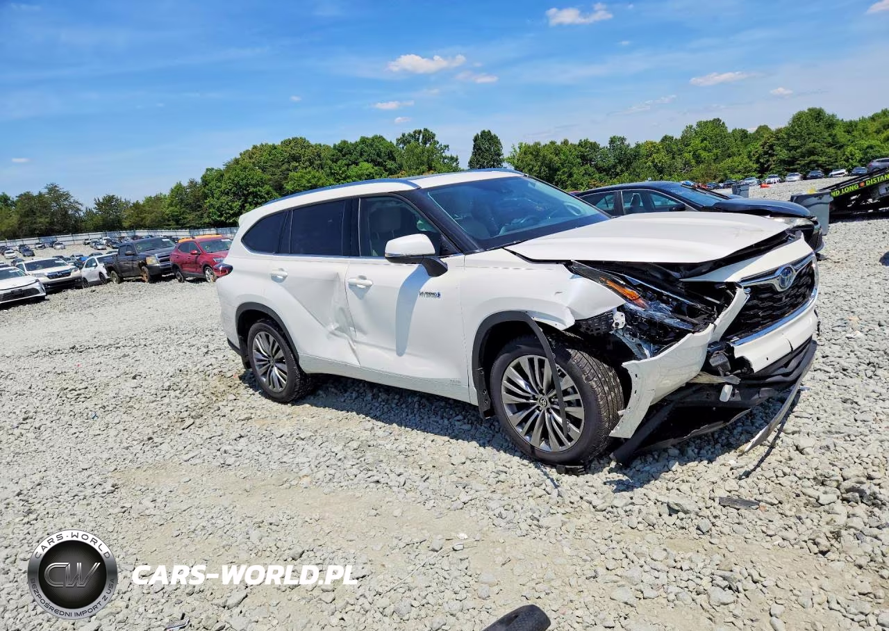 2021 Toyota Highlander Hybrid Platinum VIN:5TDEBRCH1MS048860 - 4