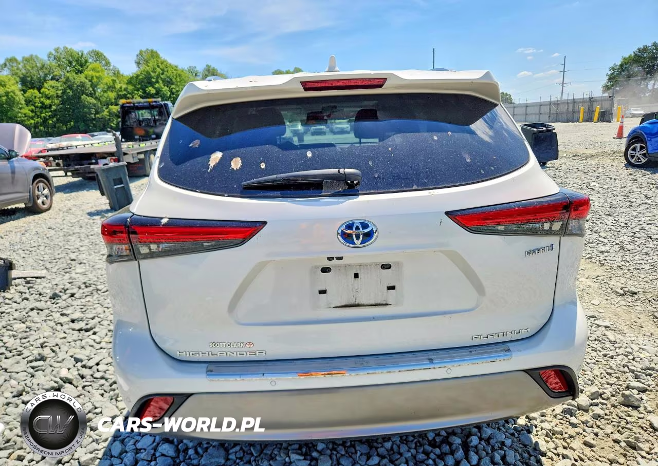 2021 Toyota Highlander Hybrid Platinum VIN:5TDEBRCH1MS048860 - 6