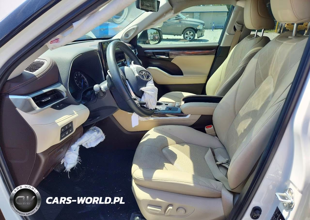 2021 Toyota Highlander Hybrid Platinum VIN:5TDEBRCH1MS048860 - 7