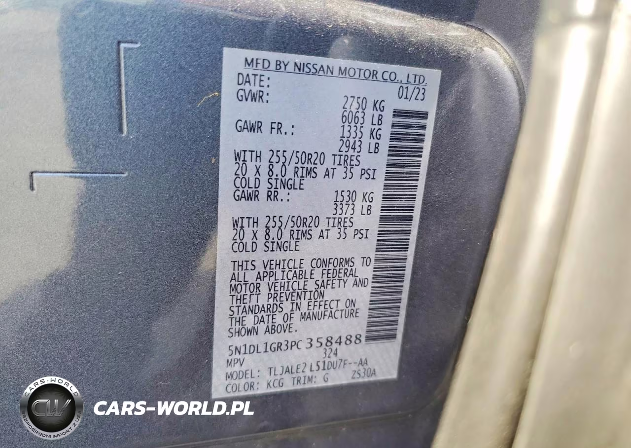 2023 Infiniti Qx60 Sensory VIN:5N1DL1GR3PC358488 - 13