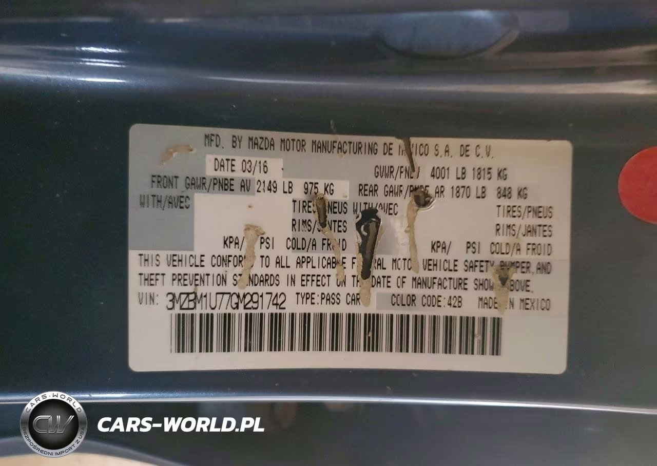 2016 Mazda 3 Sport VIN:3MZBM1U77GM291742 - 12