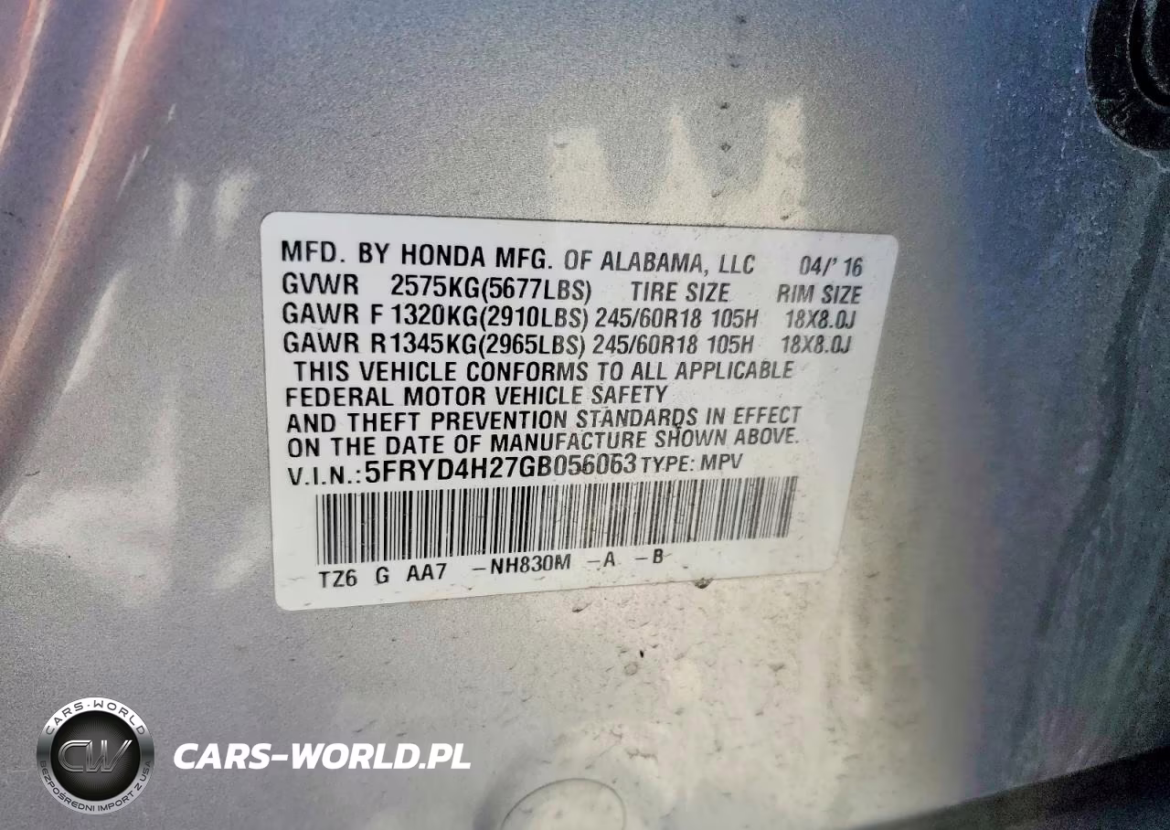 2016 Acura Mdx VIN:5FRYD4H27GB056063 - 13