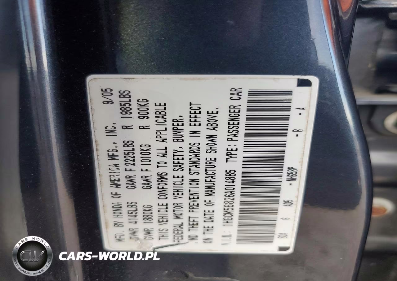 2006 Honda Accord Ex VIN:1HGCM56826A014885 - 12