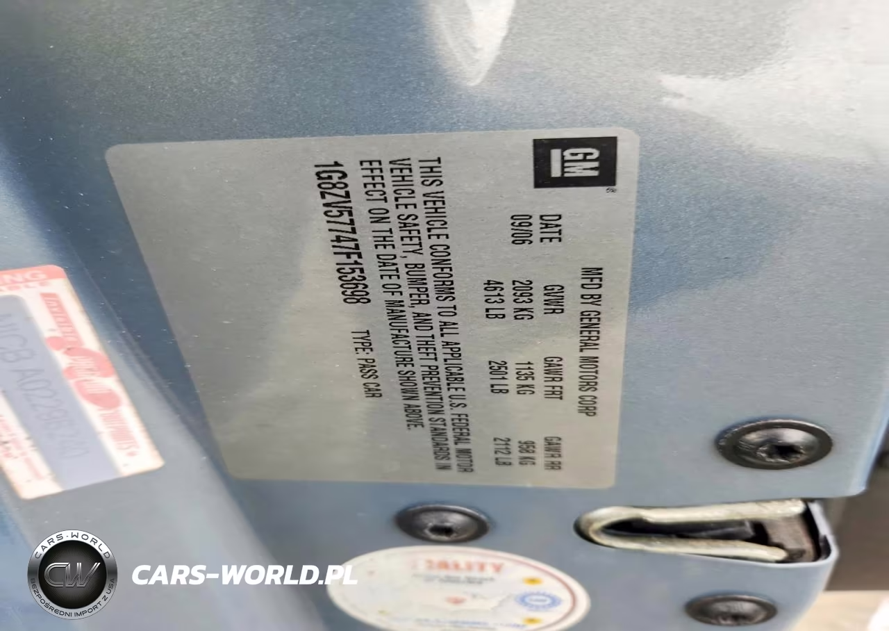 2007 Saturn Aura Xr VIN:1G8ZV57747F153698 - 12
