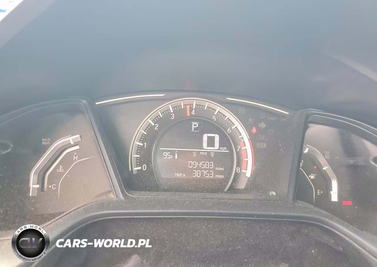 2017 Honda Civic Lx VIN:2HGFC4B57HH309247 - 9