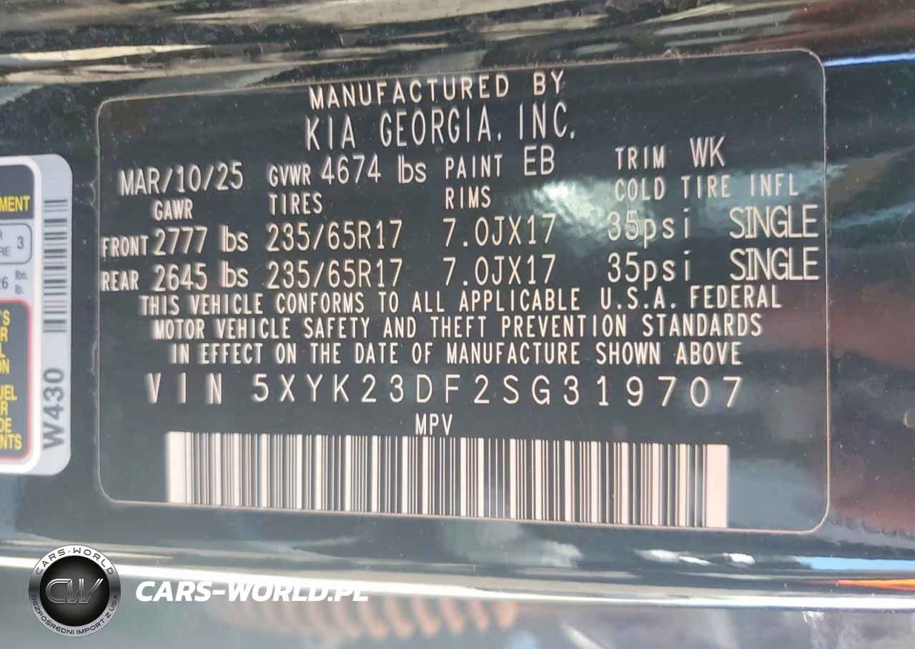 2025 Kia Sportage Lx VIN:5XYK23DF2SG319707 - 13