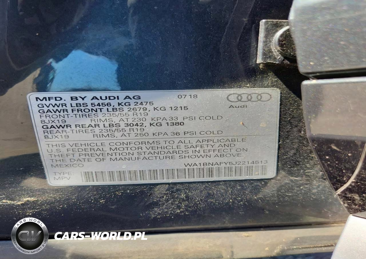 2018 Audi Q5 Premium Plus VIN:WA1BNAFY5J2214513 - 14