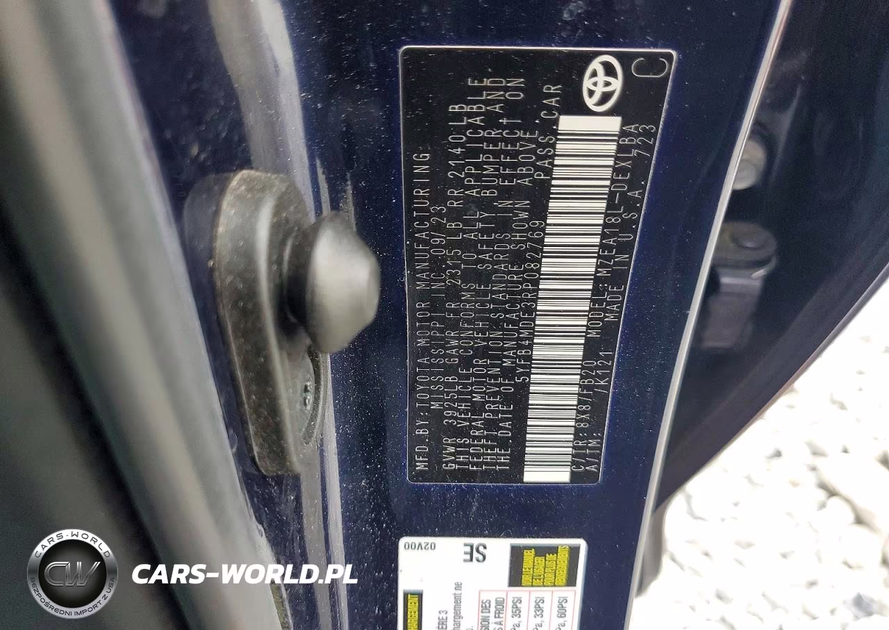 2024 Toyota Corolla Le VIN:5YFB4MDE3RP082769 - 13