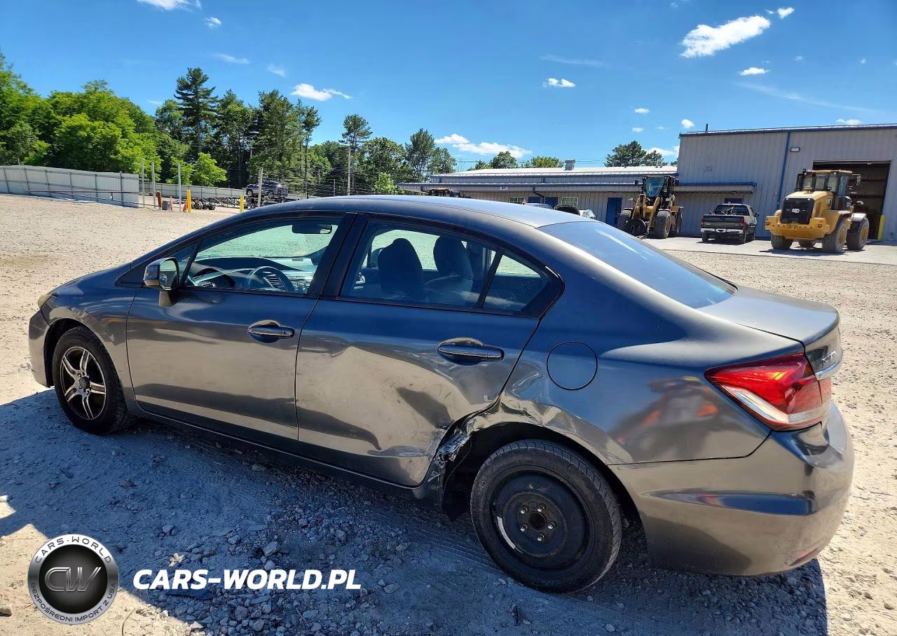 2013 Honda Civic Lx VIN:2HGFB2F55DH569187 - 2