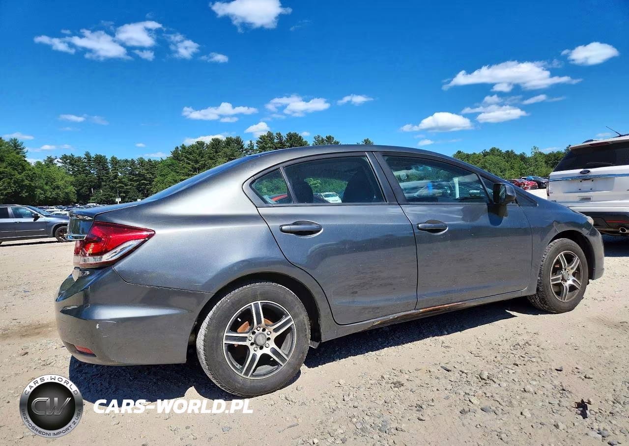 2013 Honda Civic Lx VIN:2HGFB2F55DH569187 - 3