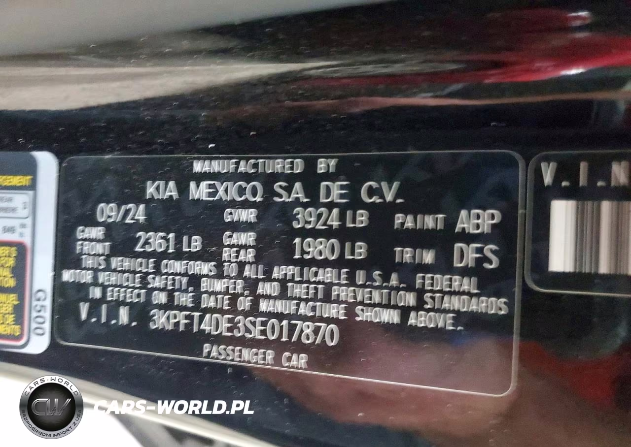 2025 Kia K4 Lxs VIN:3KPFT4DE3SE017870 - 12