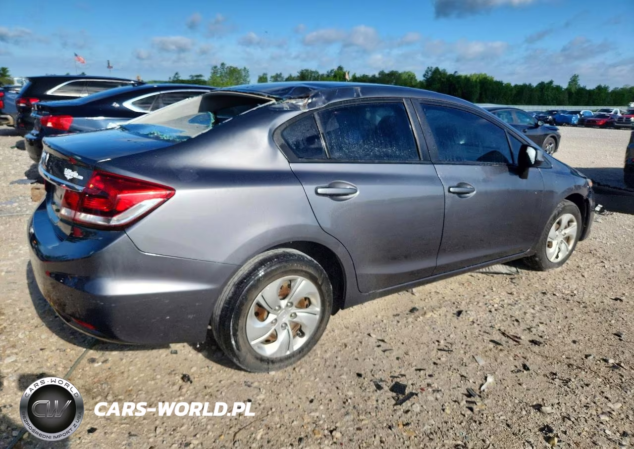 2013 Honda Civic Lx VIN:19XFB2F55DE065104 - 3