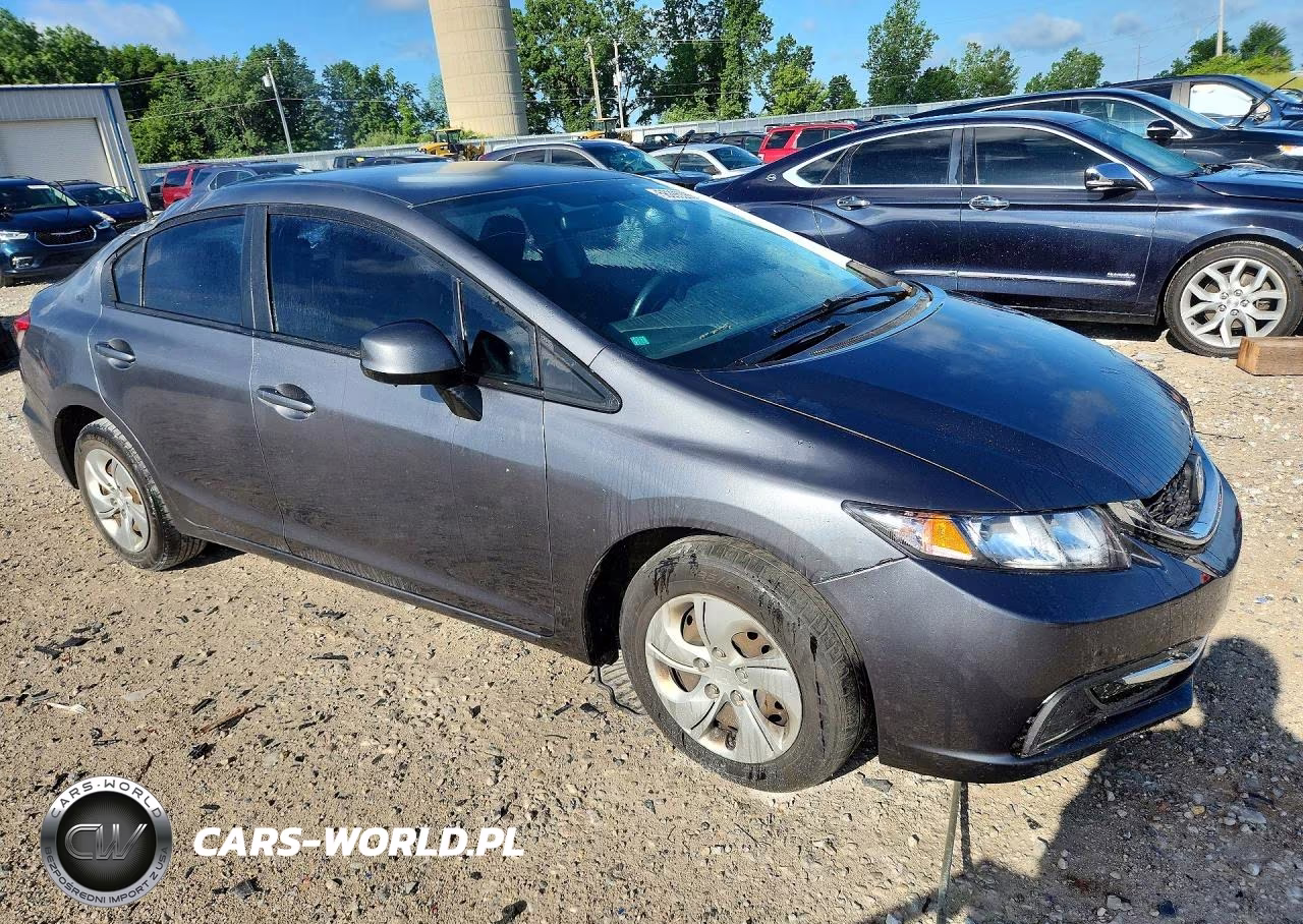 2013 Honda Civic Lx VIN:19XFB2F55DE065104 - 4