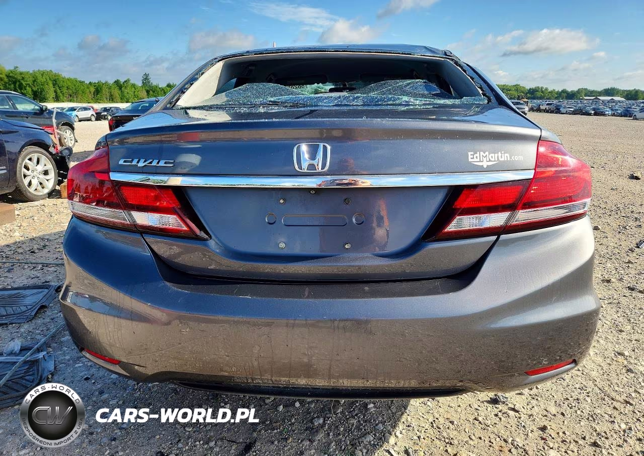 2013 Honda Civic Lx VIN:19XFB2F55DE065104 - 6