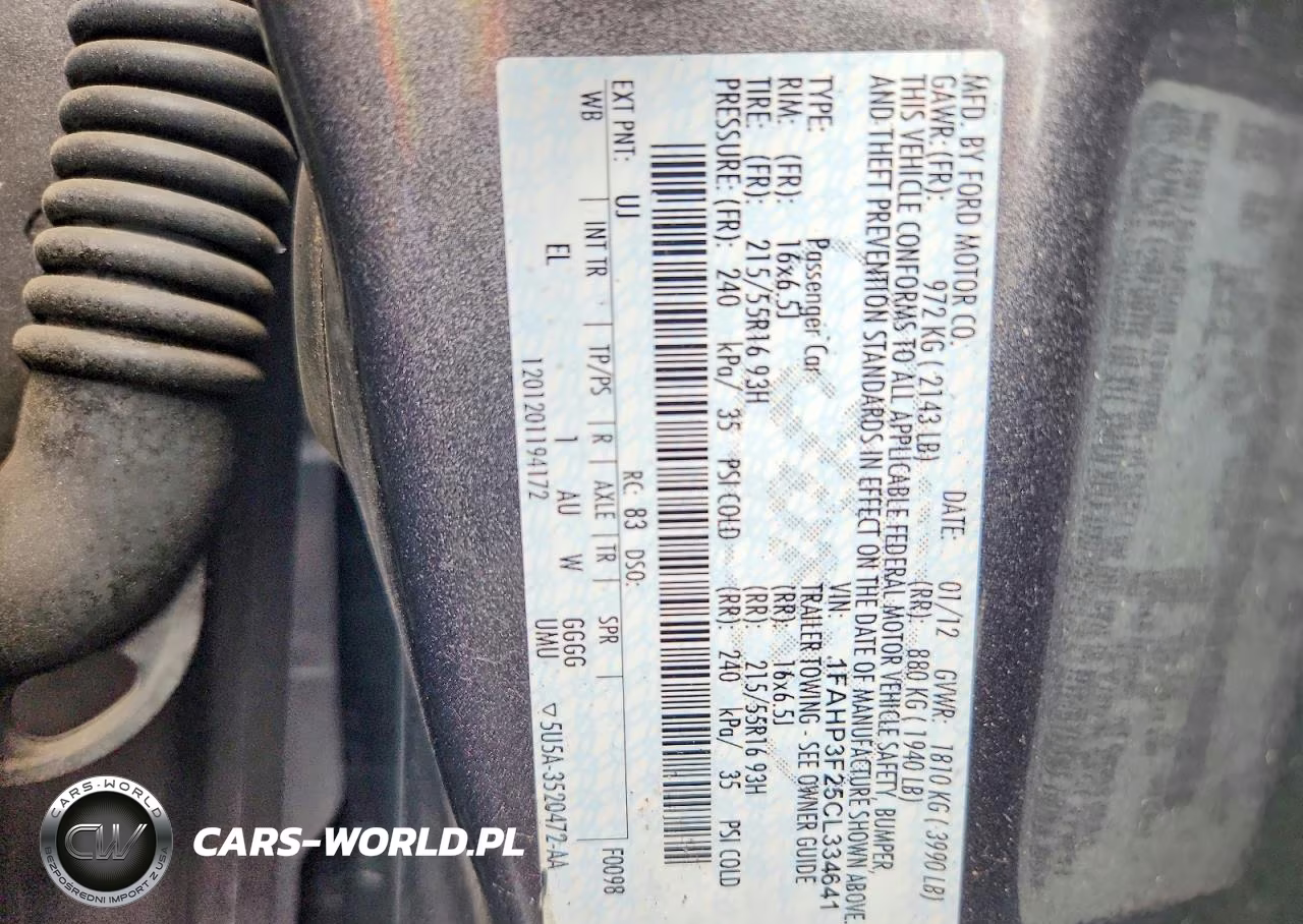 2012 Ford Focus Se VIN:1FAHP3F25CL334641 - 13