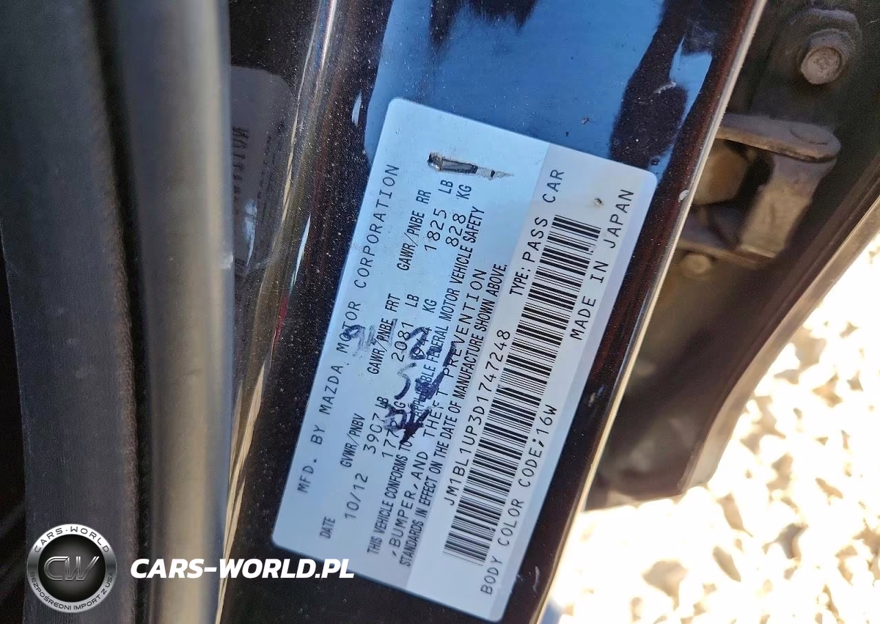 2013 Mazda 3 I VIN:JM1BL1UP3D1747248 - 12