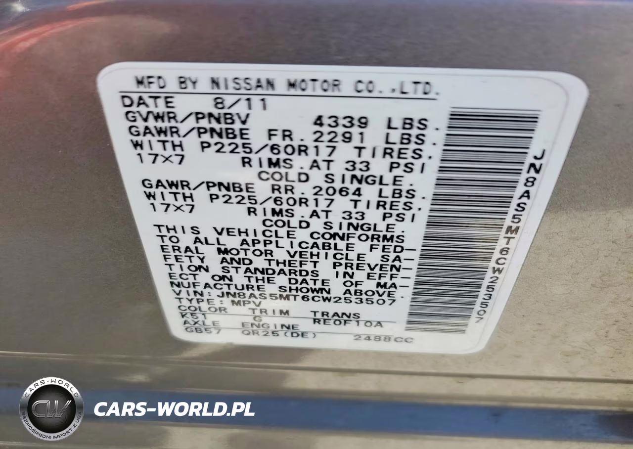2012 Nissan Rogue S VIN:JN8AS5MT6CW253507 - 13
