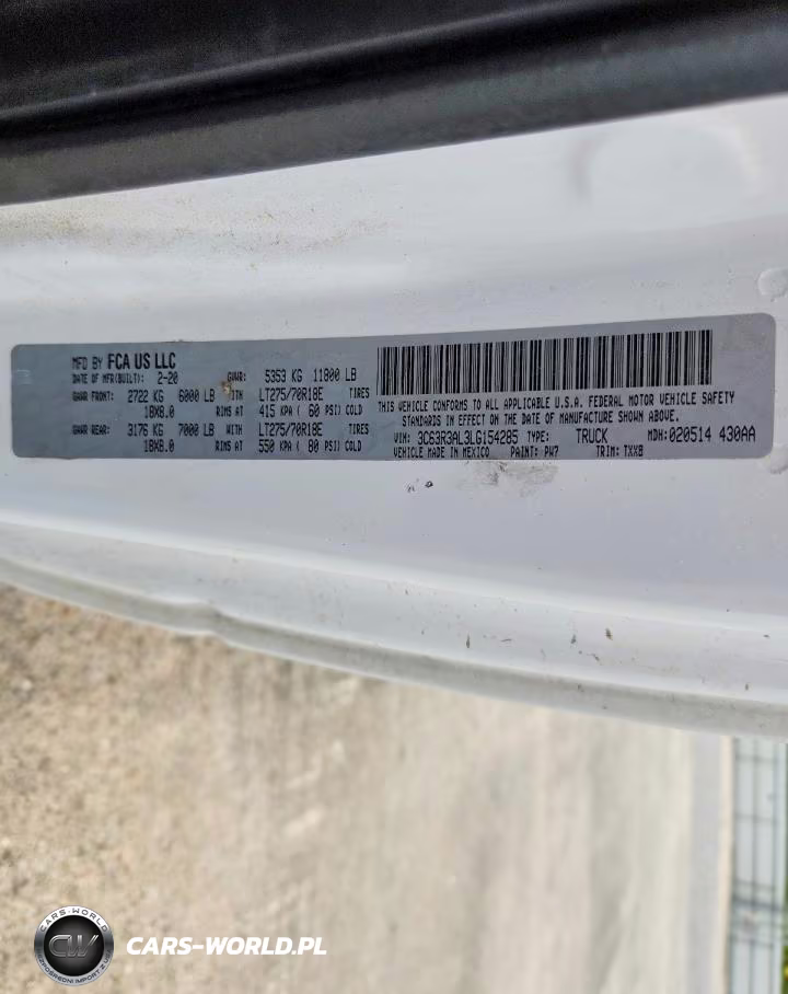 2020 Ram 3500 Tradesman VIN:3C63R3AL3LG154285 - 14