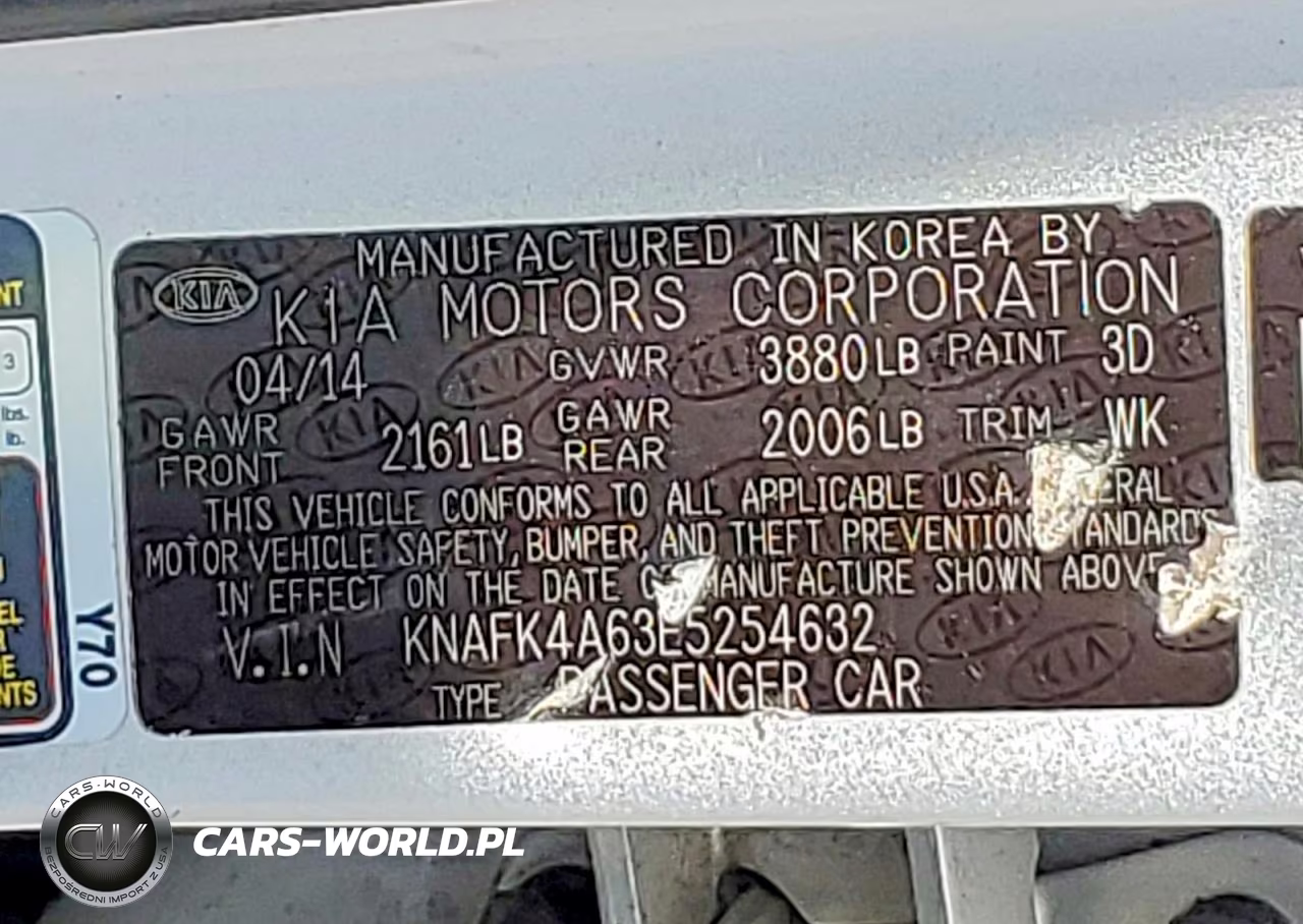 2014 Kia Forte Lx VIN:KNAFK4A63E5254632 - 12