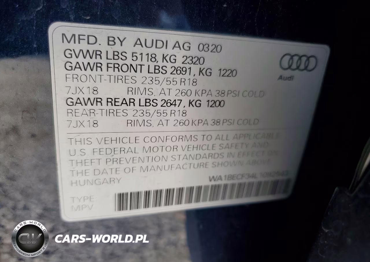 2020 Audi Q3 Premium Plus VIN:WA1BECF34L1092543 - 12