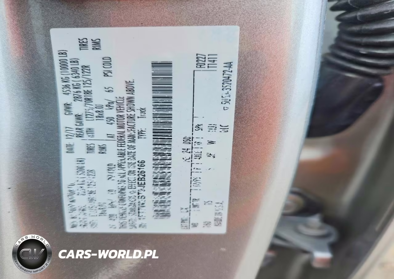 2018 Ford F250 Super Duty VIN:1FT7W2BT9JEB26166 - 12