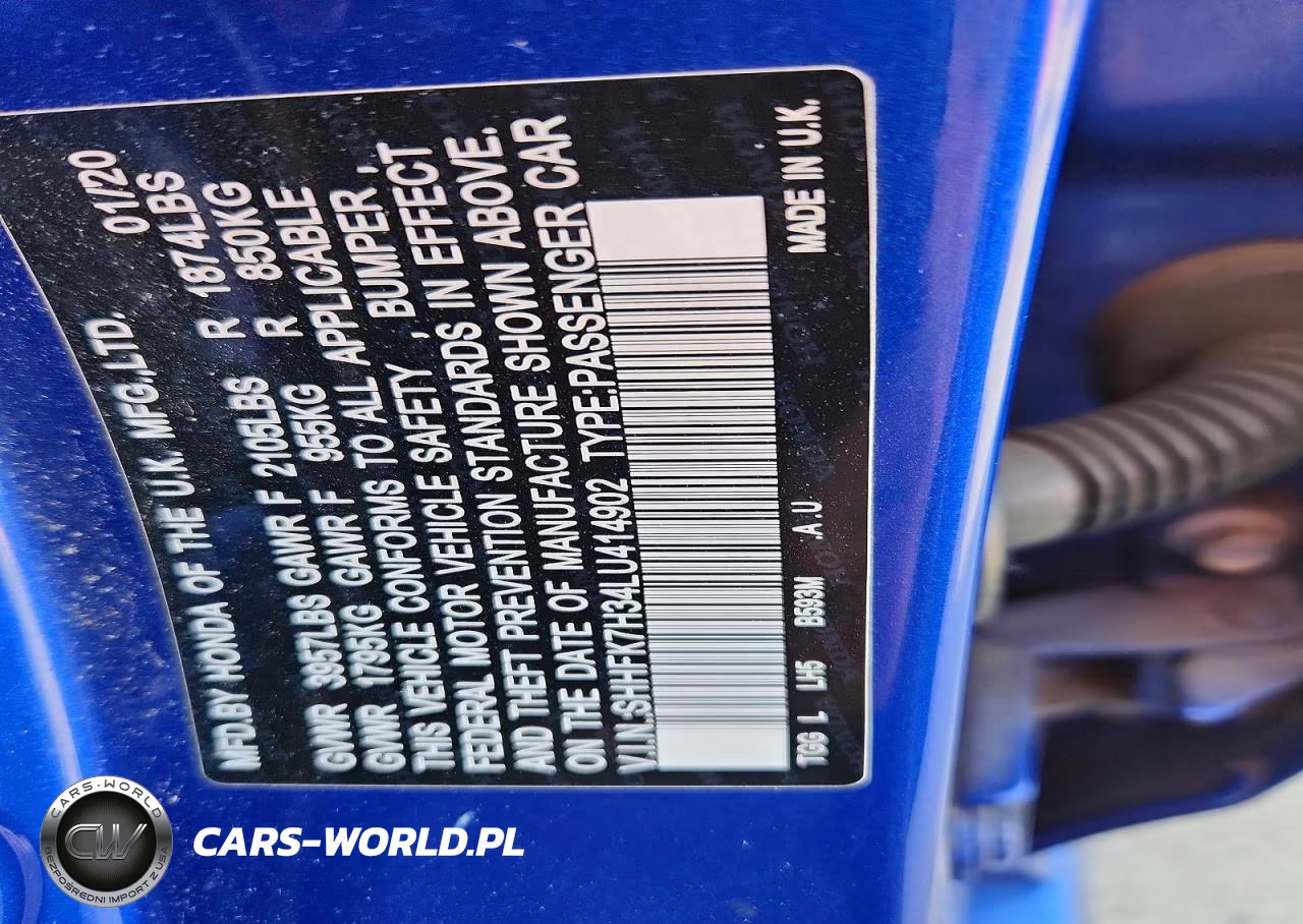 2020 Honda Civic Lx VIN:SHHFK7H34LU414902 - 13
