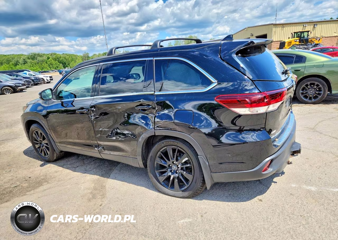 2019 Toyota Highlander Se VIN:5TDJZRFH0KS947700 - 2