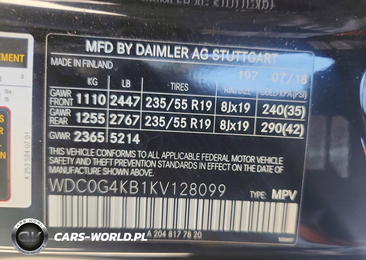 2019 Mercedes-Benz Glc 300 4Matic VIN:WDC0G4KB1KV128099 - 14