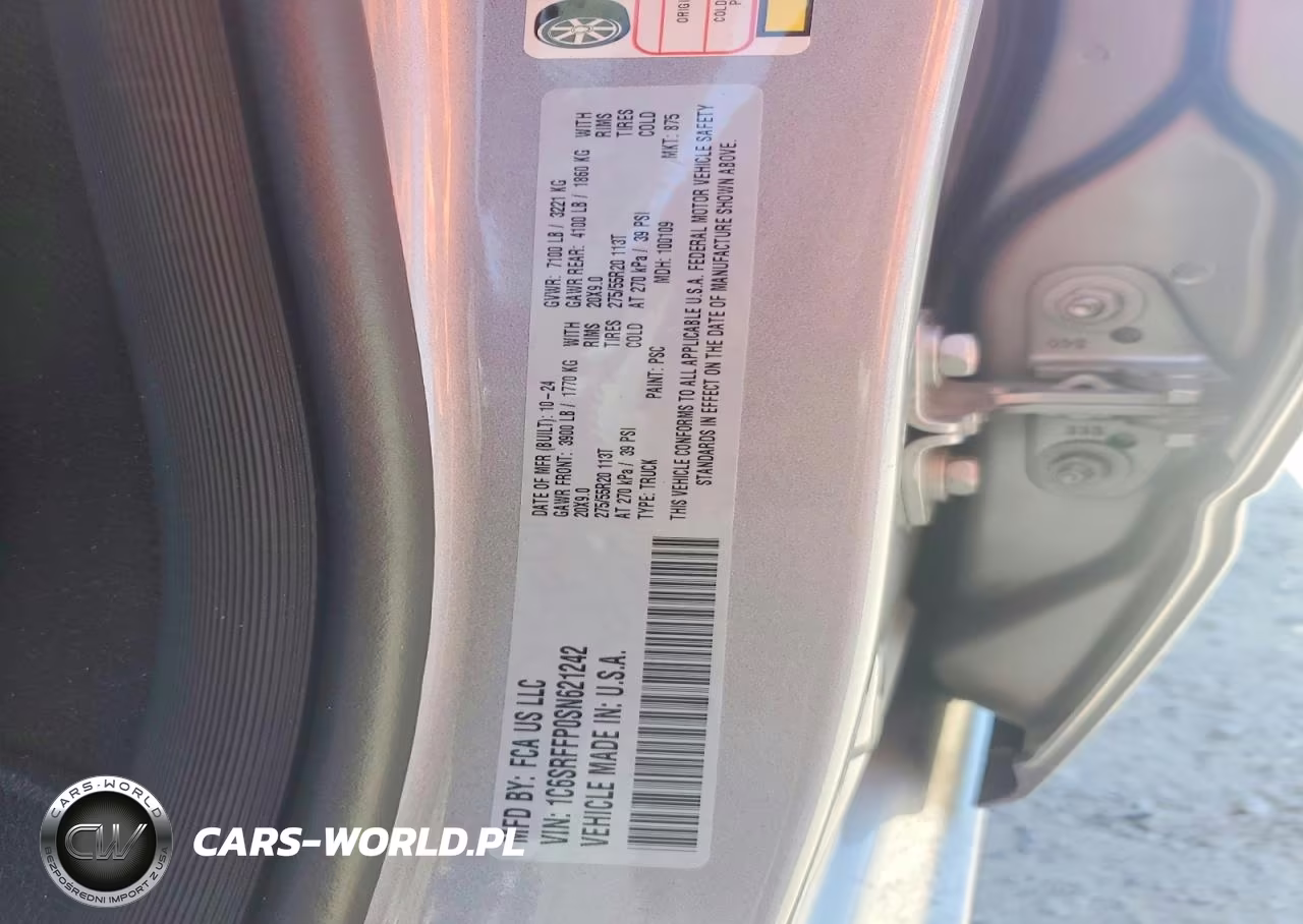 2025 Ram 1500 Big Horn VIN:1C6SRFFP0SN621242 - 12