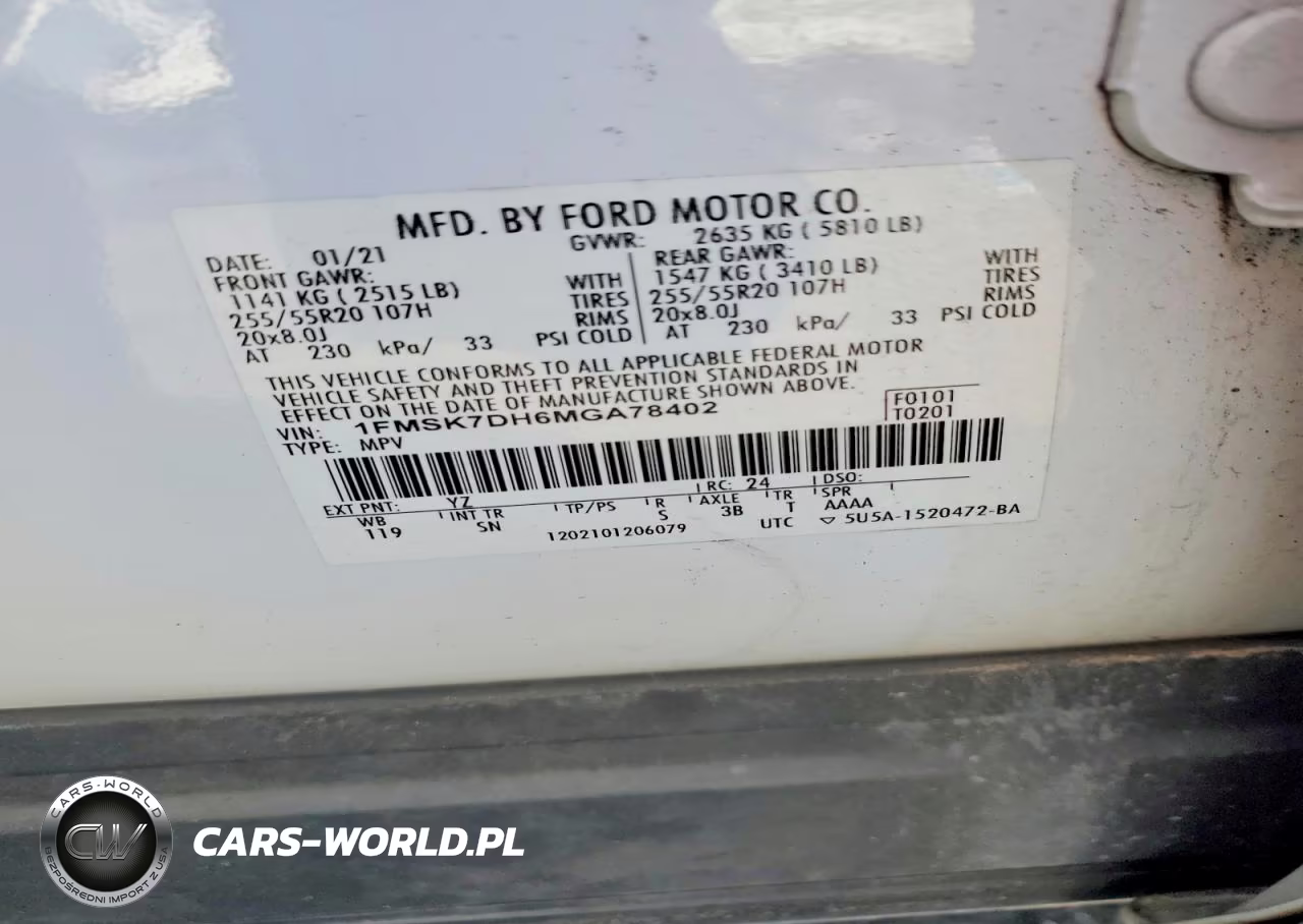 2021 Ford Explorer Xlt VIN:1FMSK7DH6MGA78402 - 14